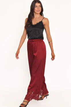 Viola Drawstring Wide Leg Pant