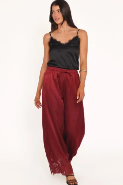 Viola Drawstring Wide Leg Pant