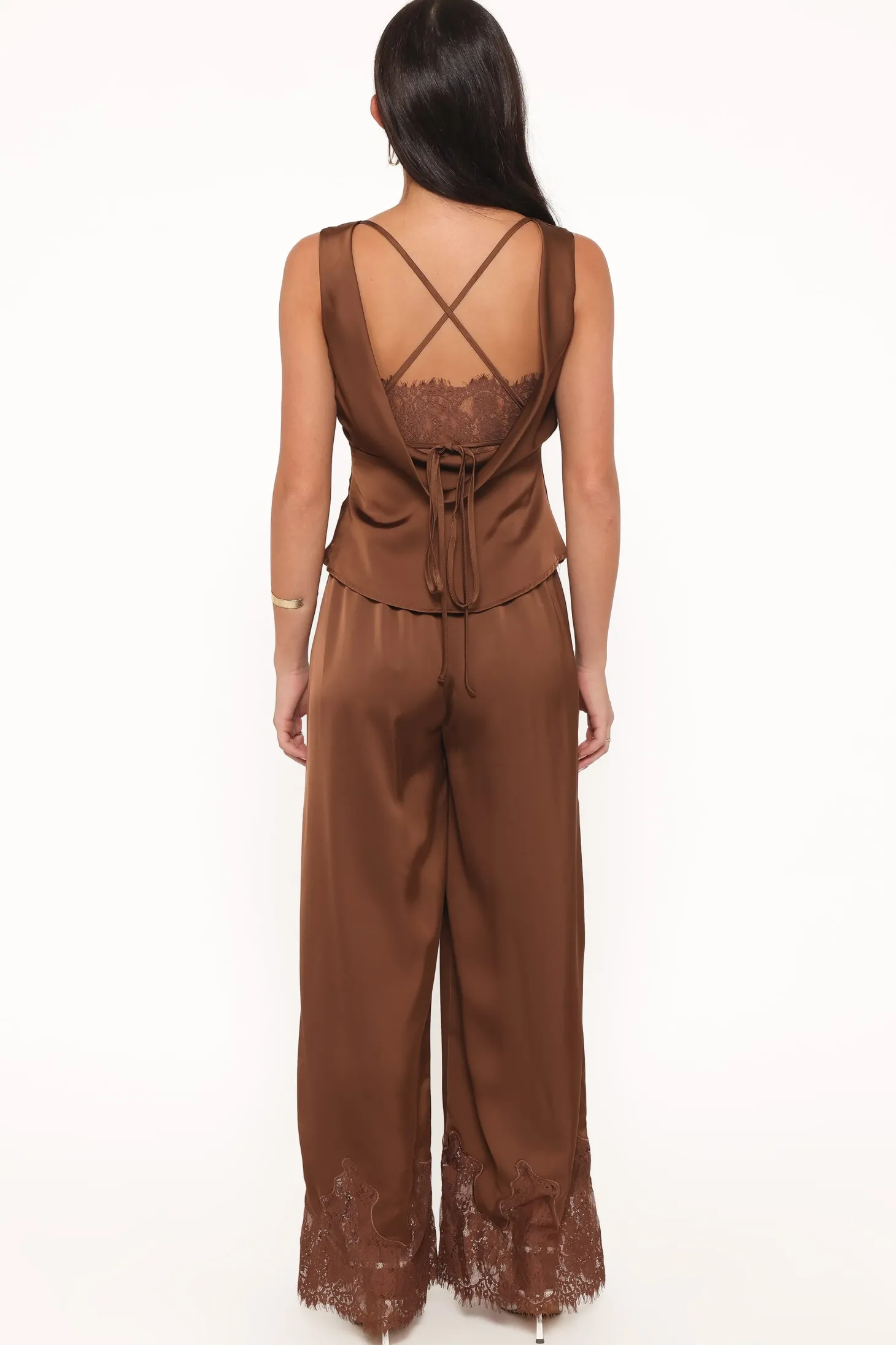 Viola Drawstring Wide Leg Pant