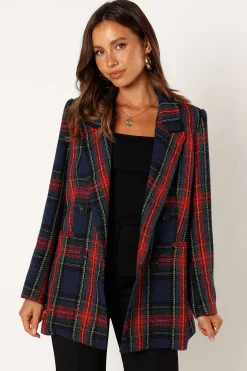 Vivienne Plaid Blazer