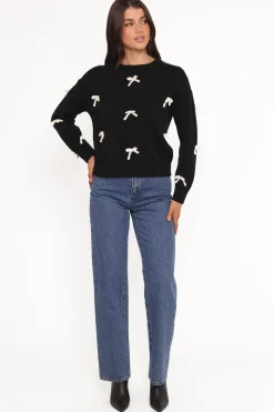 Voss Bow Knit Sweater