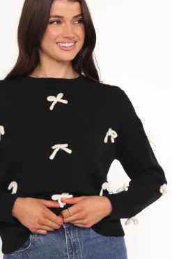Voss Bow Knit Sweater