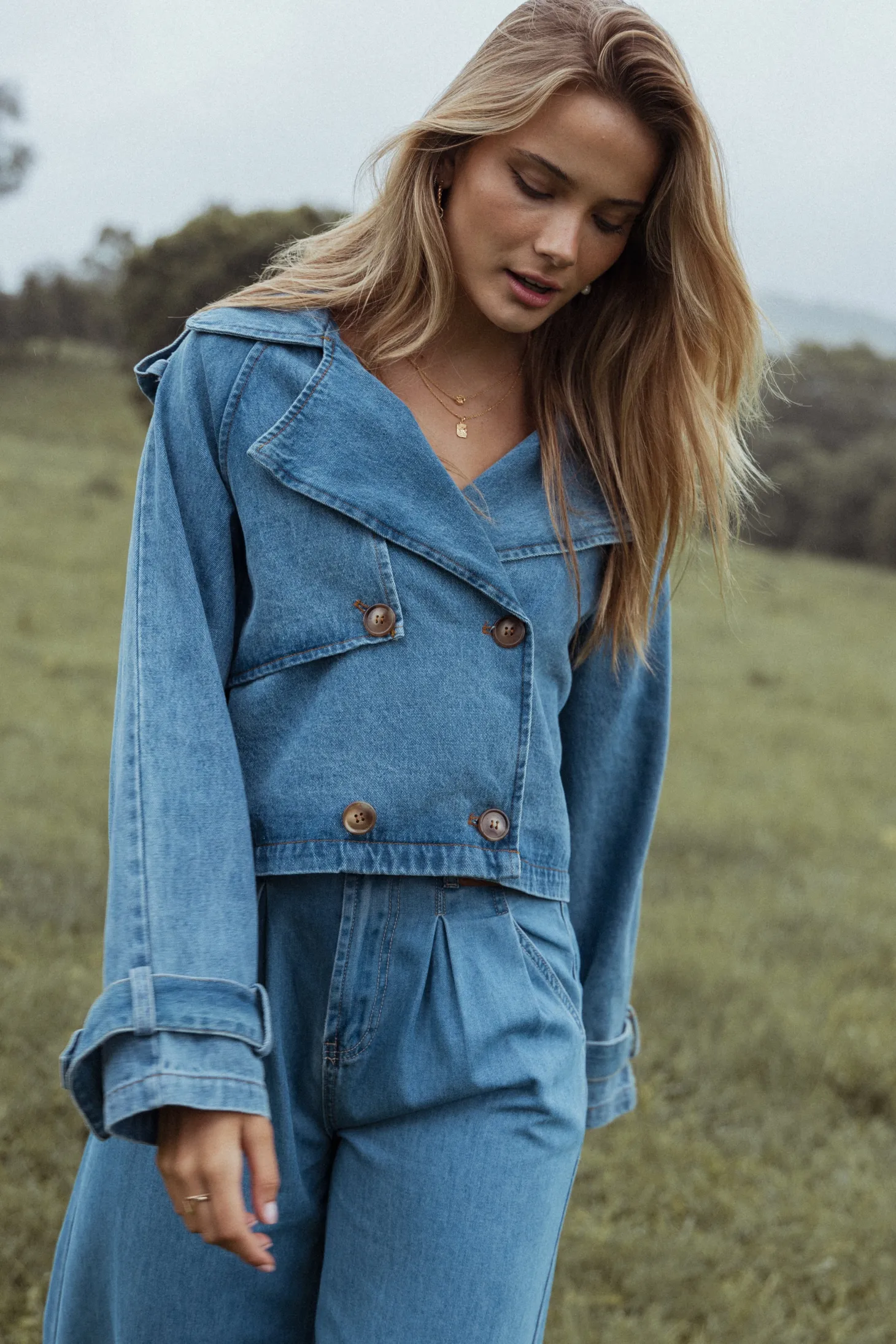 Westwood Waist Tie Denim Jacket