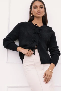 Wilde Bow Front Cardigan