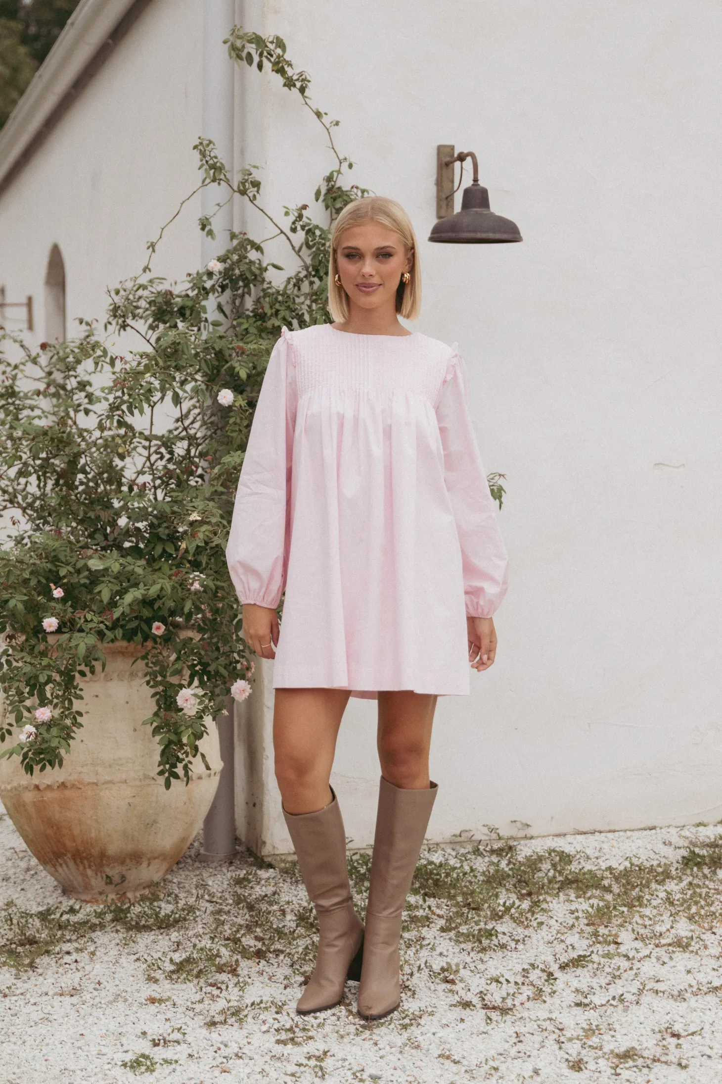 Wyatt Long Sleeve Mini Dress