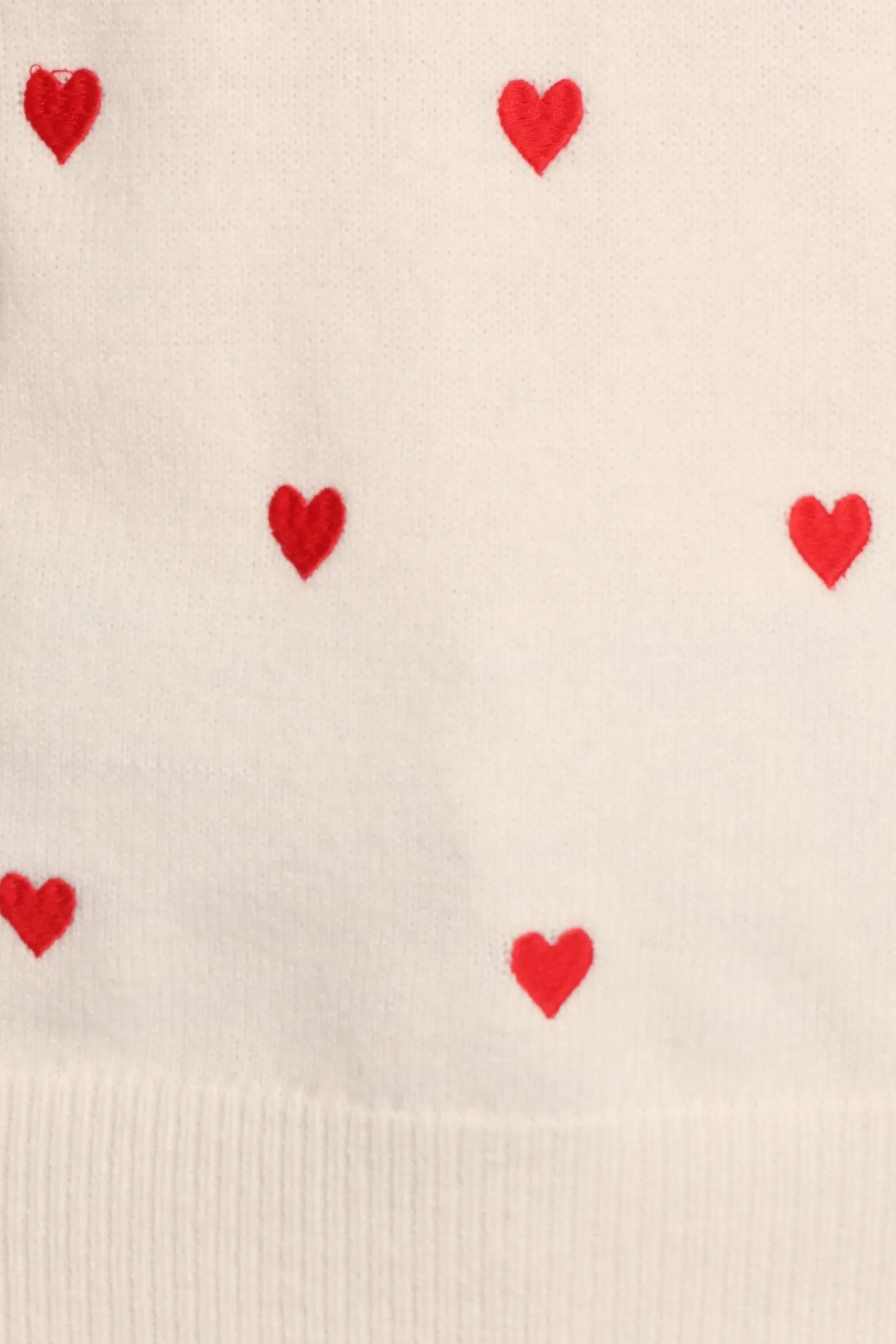 Xadie All Over Mini Heart Sweater