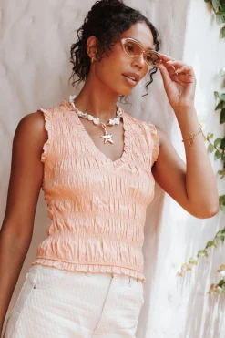 Xenia Smocked Top