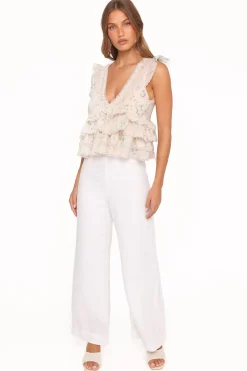 Yana Ruffle Top