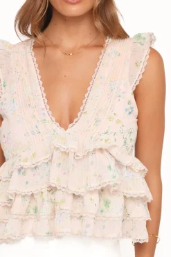 Yana Ruffle Top