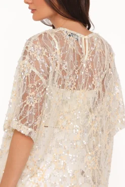 Yonder Sheer Lace Tee Top