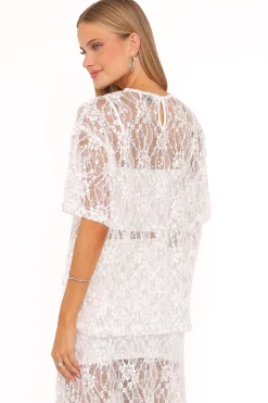 Yonder Sheer Lace Tee Top