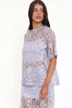 Yonder Sheer Lace Tee Top