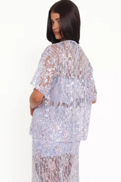 Yonder Sheer Lace Tee Top