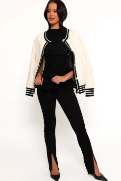 Yorkshire Contrast Hem Cardigan