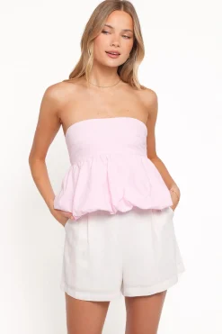 Yvanna Bubble Hem Top