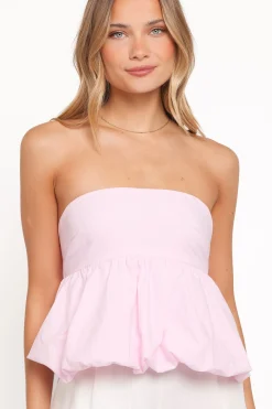 Yvanna Bubble Hem Top