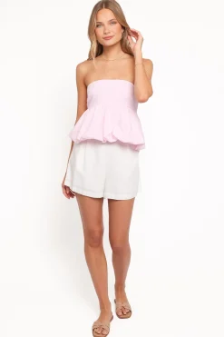 Yvanna Bubble Hem Top