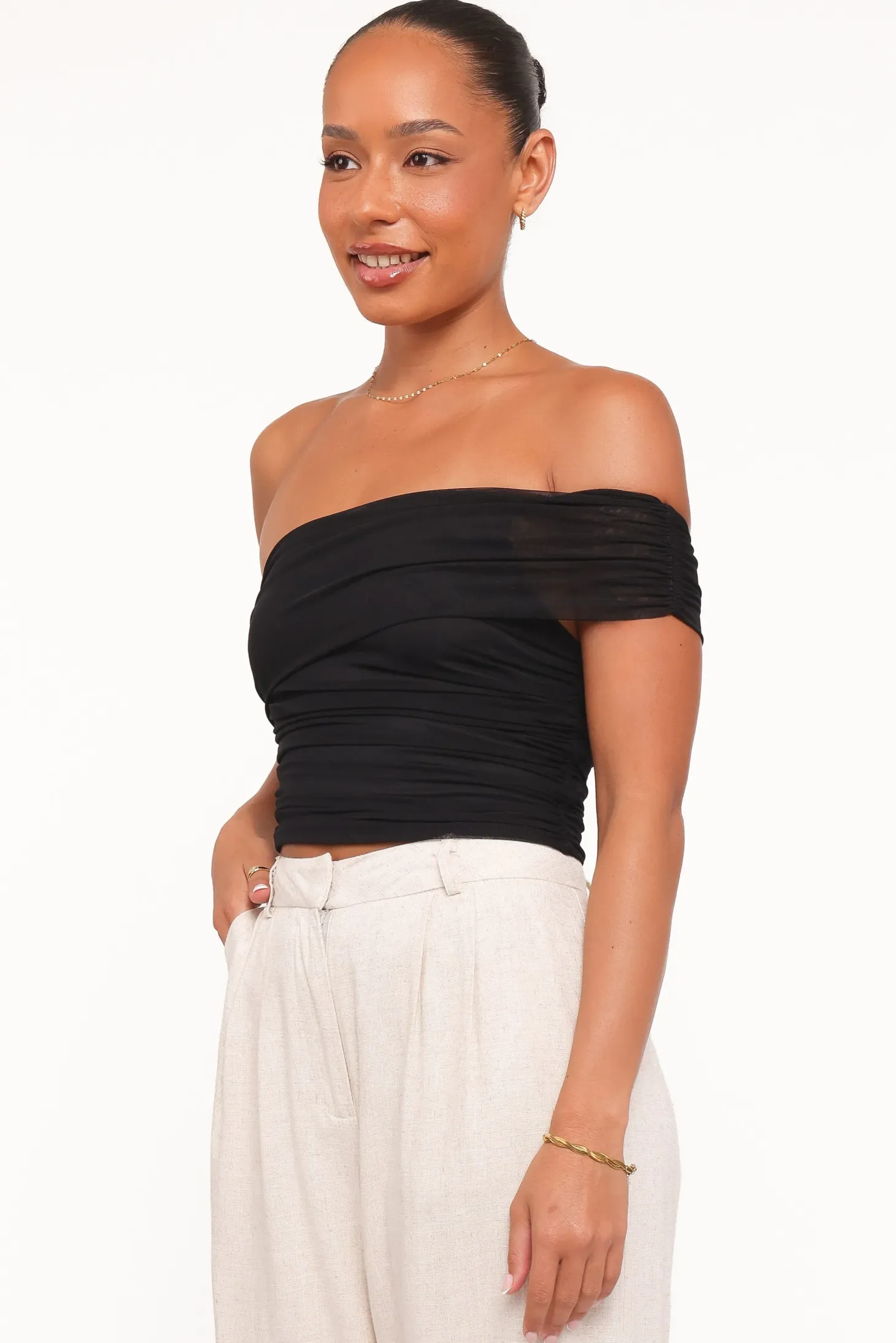 Zachary One Shoulder Top