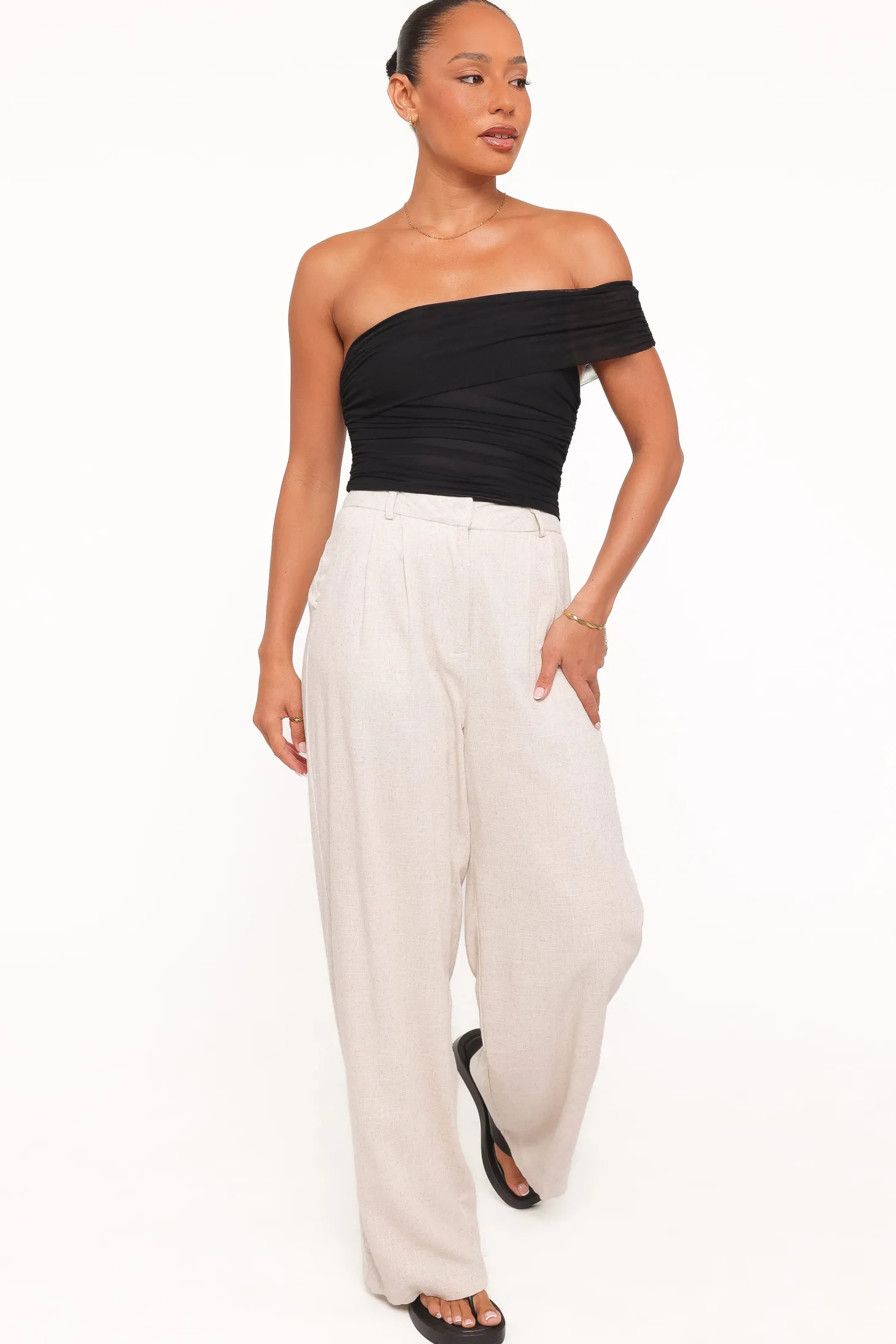 Zachary One Shoulder Top
