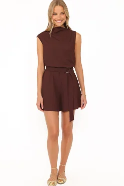 Zaia Belted Knit Romper