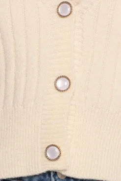 Zana Ribbed Ruffle Cuff Knit Sweater