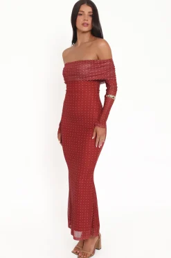 Zeva Off Shoulder Maxi Dress
