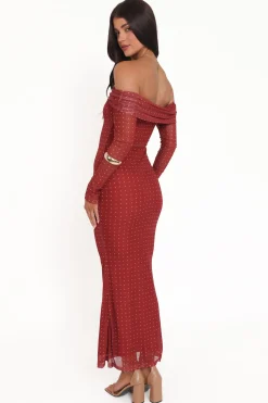 Zeva Off Shoulder Maxi Dress