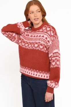 Zinnia Fairisle Knit Sweater