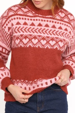 Zinnia Fairisle Knit Sweater