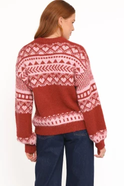 Zinnia Fairisle Knit Sweater