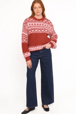 Zinnia Fairisle Knit Sweater