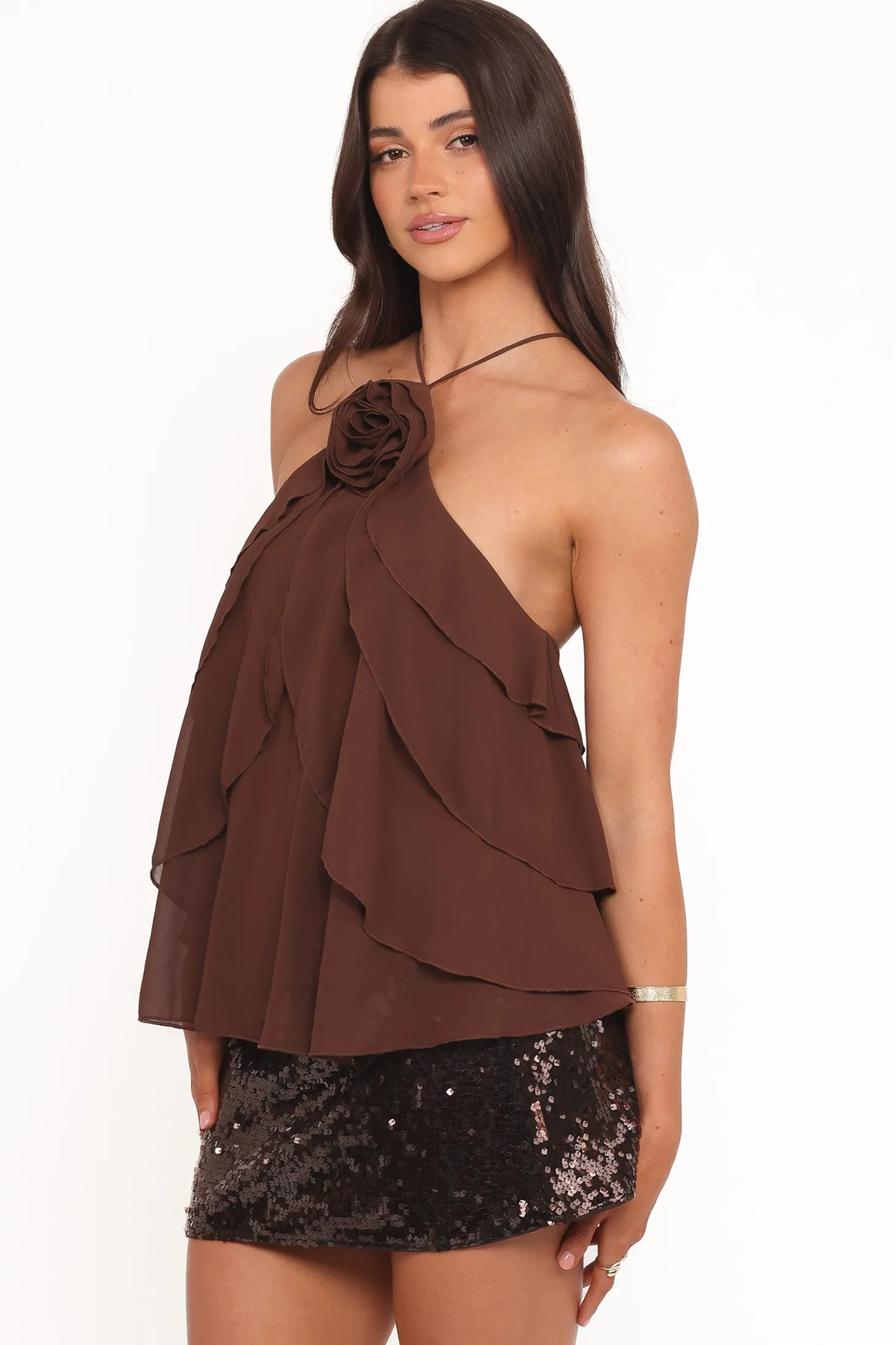 Zinnia Sequin Mini Skirt