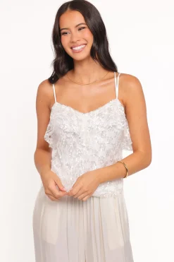 Zinnia Sequins Sleeveless Top