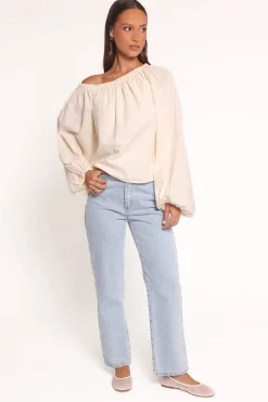 Zion Off Shoulder Long Sleeve Top