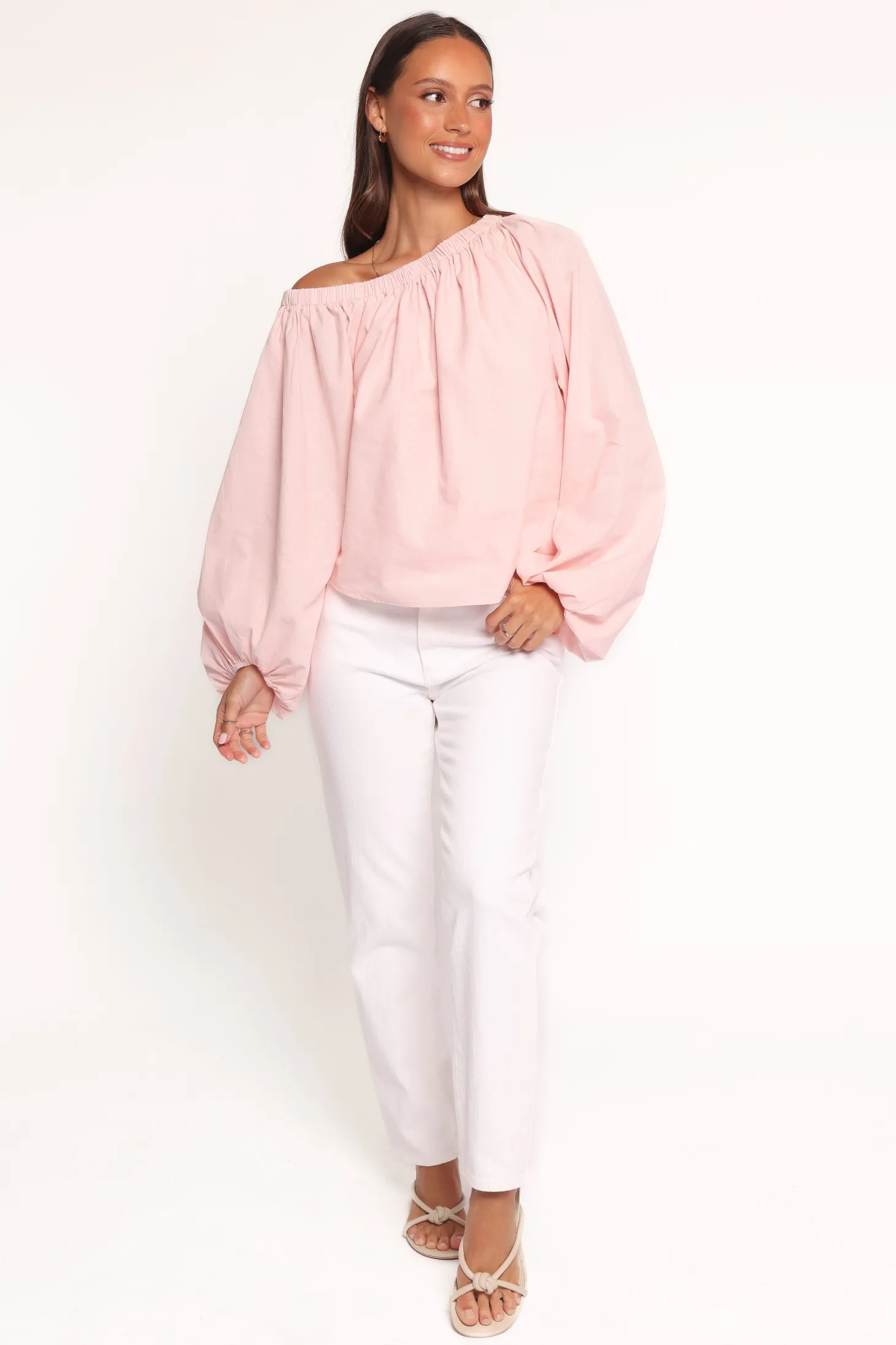 Zion Off Shoulder Long Sleeve Top
