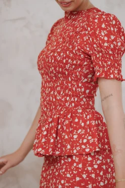 Zoella Peplum Top
