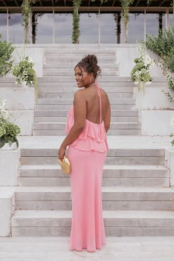Zorina Halterneck Maxi Dress