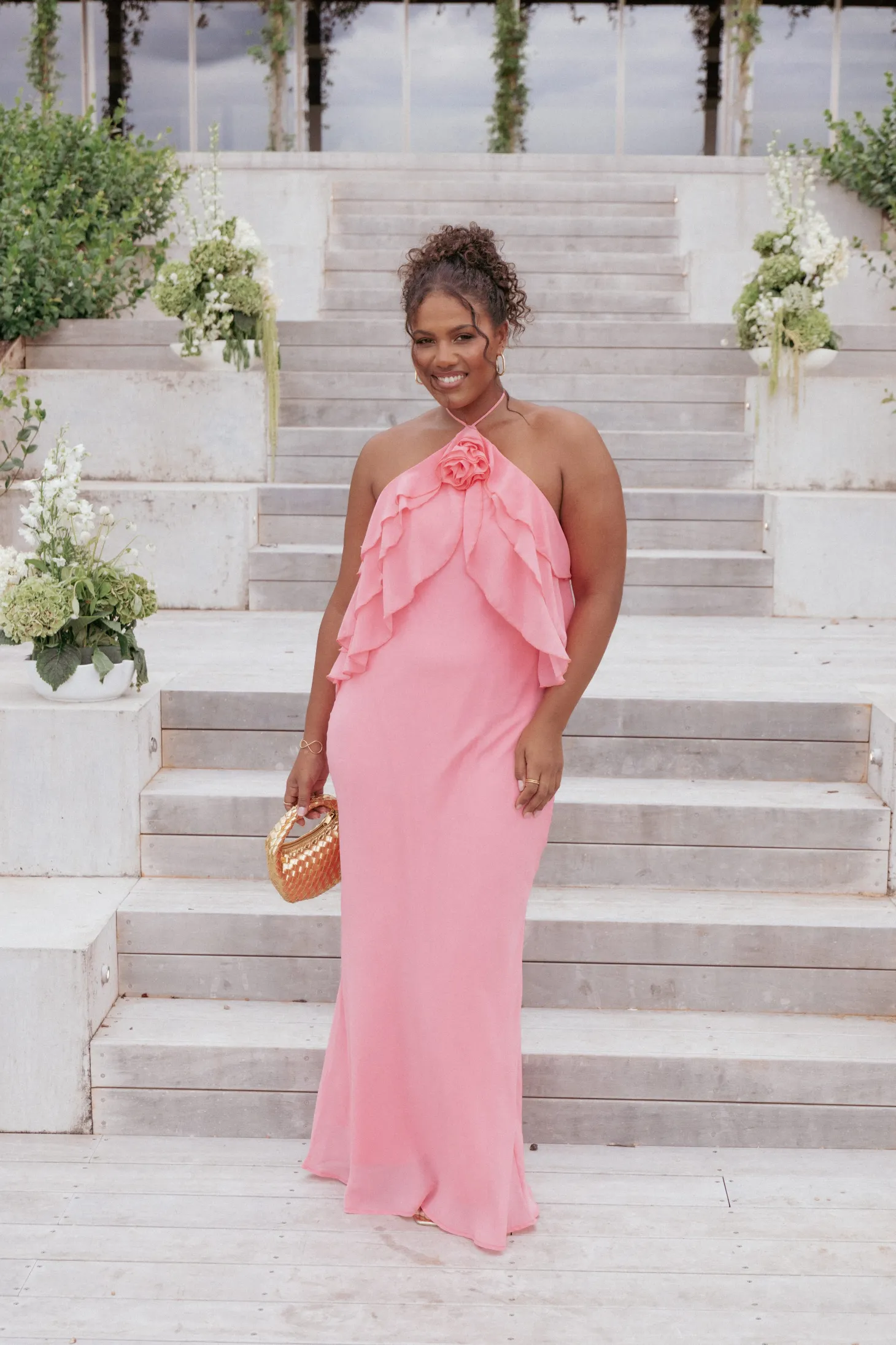 Zorina Halterneck Maxi Dress