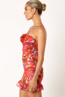 Zuri Rosette Mini Dress